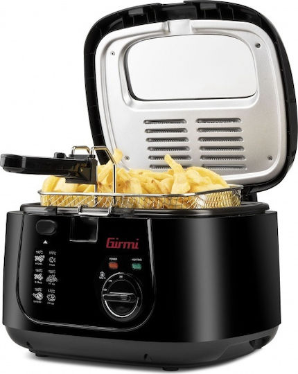 Girmi FG21 Oil Fryer 2.5lt Black