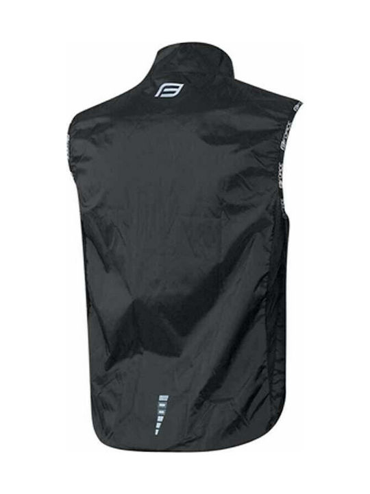 Force V48 Cycling Windbreaker Jacket Sleeveless Black