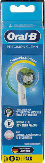 Oral-B Precision Clean CleanMaximiser Electric Toothbrush Replacement Heads XXL Pack 410386 8pcs