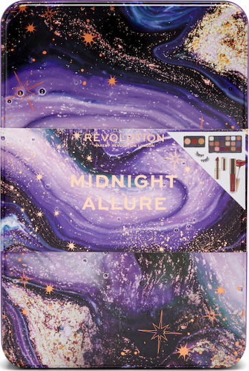 Revolution Beauty Midnight Allure Σετ Μακιγιάζ Advent Calendar για Πρόσωπο, Μάτια & Χείλη 5τμχ