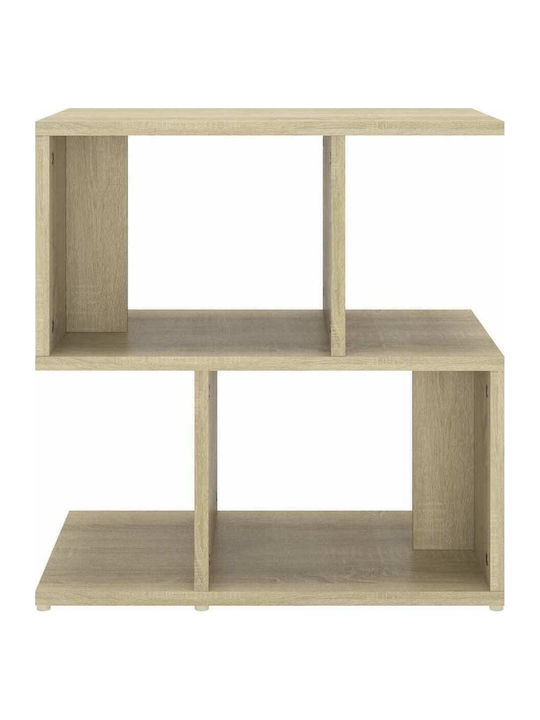 Wooden Bedside Tables Sonoma Oak 2 Pieces 50x30x51.5cm