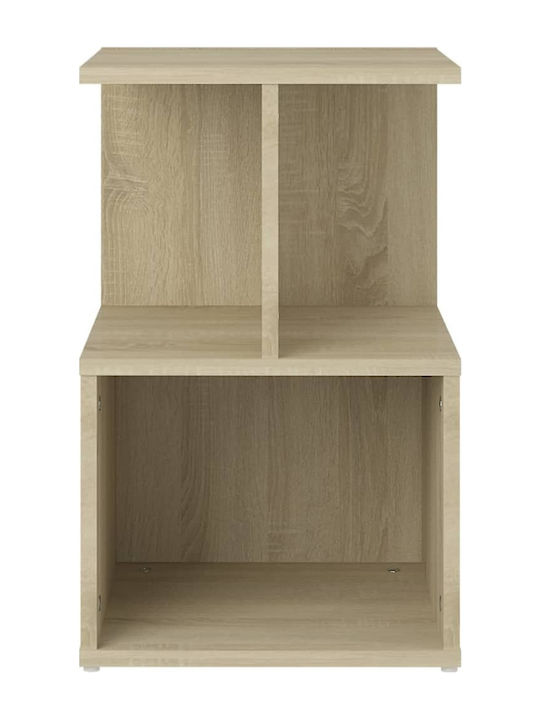 Wooden Bedside Table Sonoma Oak 35x35x55cm