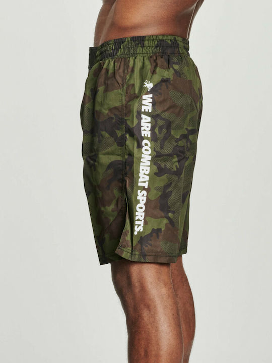 Leone AB954 Camo AB954 MMA Shorts Green