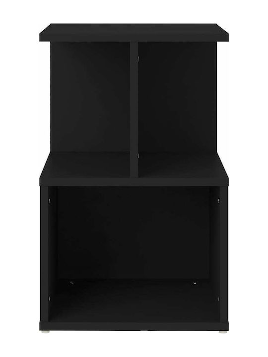 Noptiere Negre 2buc 35x35x55cm