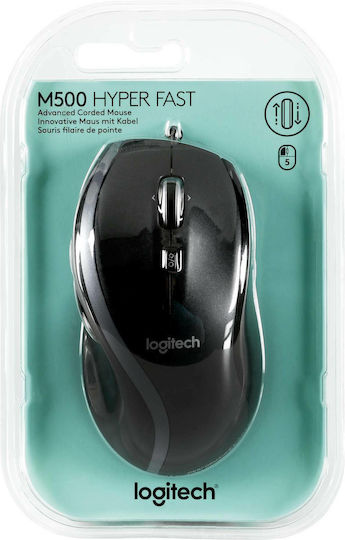 Logitech M500 Ενσύρματο Ποντίκι Μαύρο