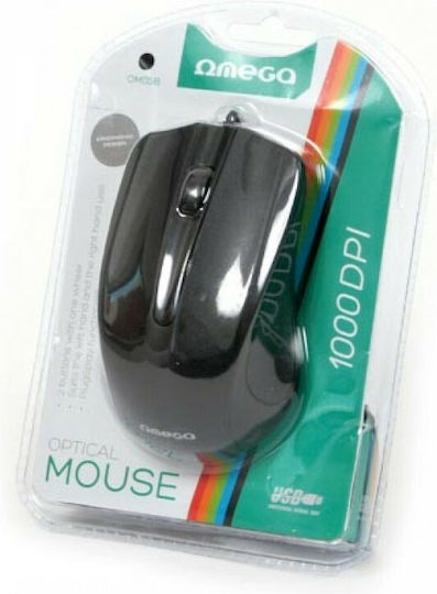 Omega OM05 Wired Wired Mouse Black