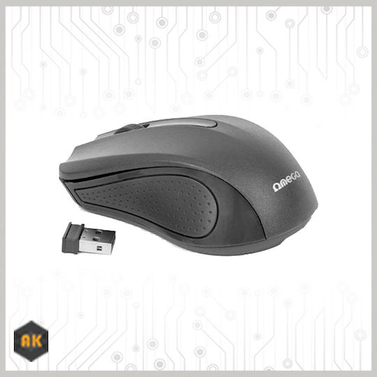 Omega 419 Wireless Ασύρματο Ποντίκι Μαύρο