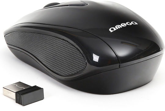 Omega 419 Wireless Ασύρματο Ποντίκι Μαύρο