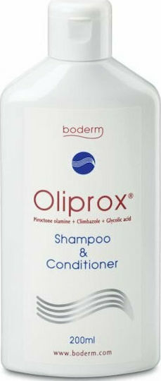 Boderm Oliprox Σαμπουάν κατά της Πιτυρίδας & της Σμηγματορροϊκής Δερματίτιδας για Όλους τους Τύπους Μαλλιών 200ml