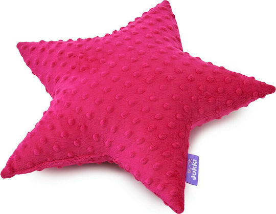 Jukki Dekokissen für Wiege Minky Fuchsie 40x40cm 703-0515-0614