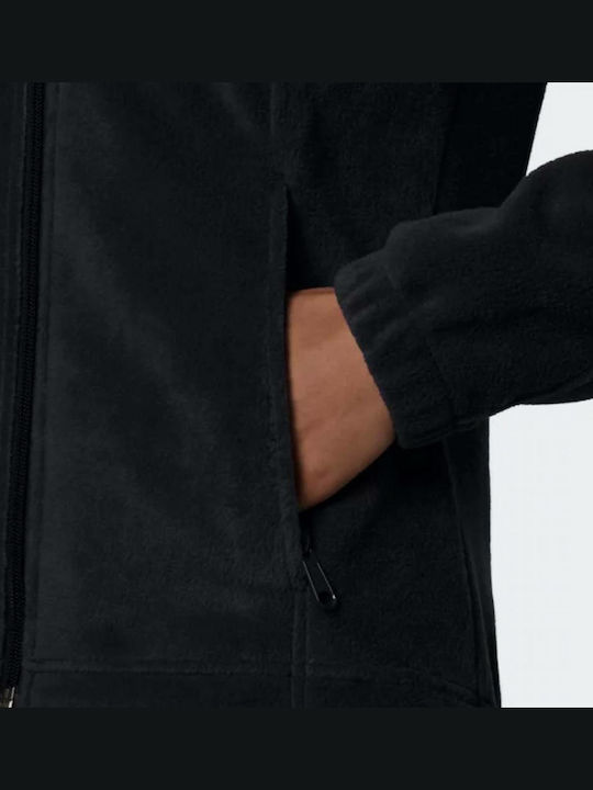 Full Zip Springs Fleece Γυναικεία Ζακέτα με Φερμουάρ σε Μαύρο Χρώμα