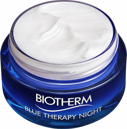 Biotherm Blue Therapy Rich Κρέμα Προσώπου Νυκτός για Ενυδάτωση, Αντιγήρανση & Σύσφιξη 50ml