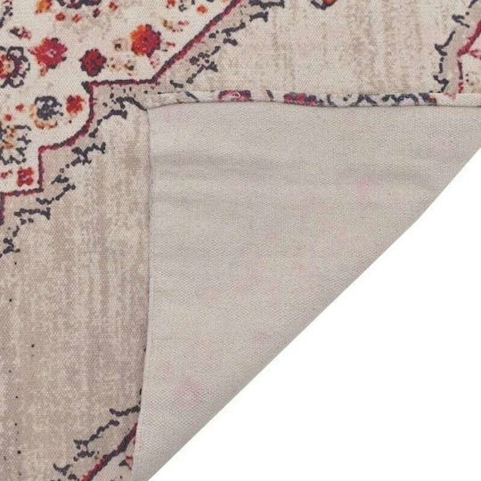 Inart Χαλί Ορθογώνιο Ροζ 120x180cm
