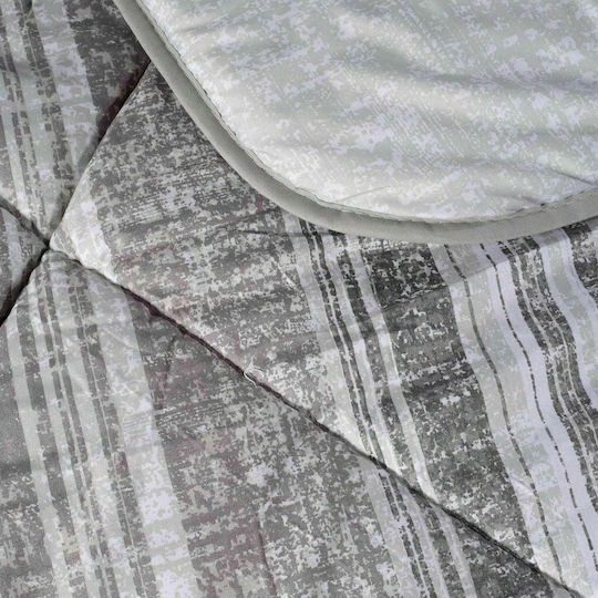 Das Home Пухено Куинсайз 220x240бр 4786 Grey / White