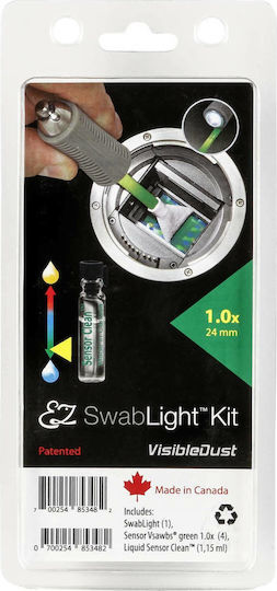 Visible Dust EZ SwabLight Kit Sensor Clean Green Vswabs Καθαρισμός Αισθητήρα