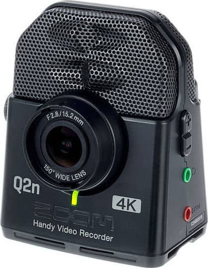 Zoom Видеокамера Q2n-4K @ 30fps Сензор CMOS Запис на Карта с памет с Екран 1.77" с HDMI