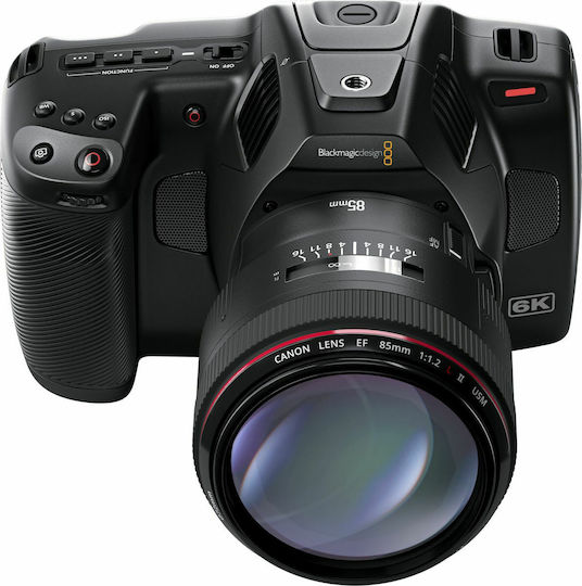 Blackmagic Design Βιντεοκάμερα Pocket Cinema 6K Pro 6K @ 50fps Αισθητήρας CMOS Αποθήκευση σε Κάρτα Μνήμης με Οθόνη Αφής 5" και HDMI
