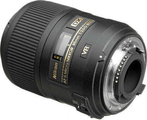 Nikon Crop Φωτογραφικός Φακός AF-S DX Micro Nikkor 85mm f/3.5G ED VR Telephoto για Nikon F Mount Μαύρος