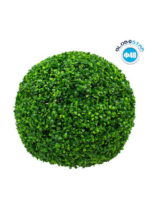 GloboStar Künstlicher Busch Buxus (Gewöhnlicher Buchsbaum) Grün 48cm 1Stück