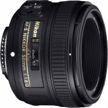Nikon Full Frame Φωτογραφικός Φακός AF-S Nikkor 50mm f/1.4G Σταθερός για Nikon F Mount Μαύρος