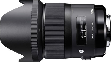 Sigma Full Frame Camera Lens AF 35mm f/1.4 DG HSM Fixed for Canon EF Mount Black