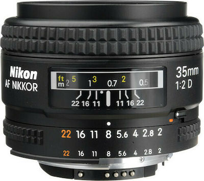 Nikon Voller Rahmen Kameraobjektiv AF Nikkor 35mm f/2D Festbrennweite für Nikon F Mount