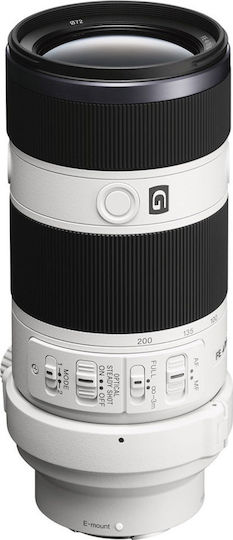 Sony Cadru complet Obiectiv Foto FE 70-200mm f/4 G OSS Tele Zoom pentru Montura Magazin online Sony E White