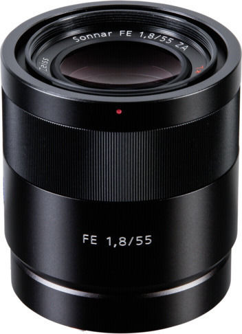 Sony Full Frame Camera Lens Sonnar T* FE 55mm F1.8 ZA Fixed for Sony E Mount Black