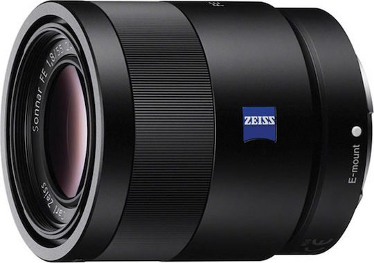 Sony Full Frame Camera Lens Sonnar T* FE 55mm F1.8 ZA Fixed for Sony E Mount Black