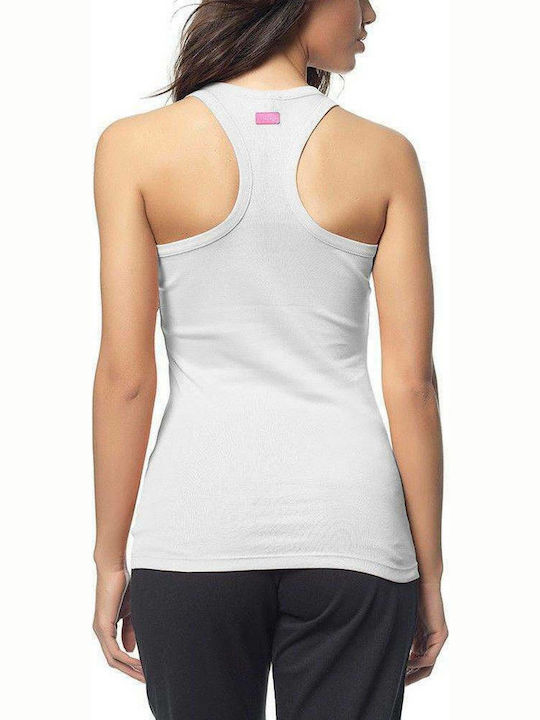 BodyTalk 1181-900221 Women's Athletic Cotton Blouse Sleeveless White