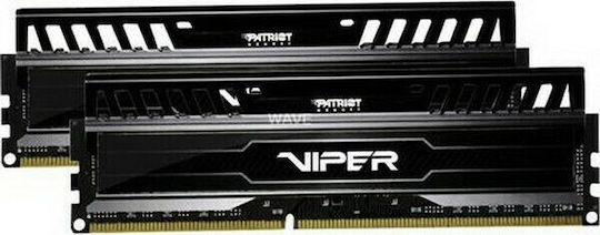 Patriot Viper 3 DDR3 16GB RAM με 2x8GB Modules και Ταχύτητα 1600 για Desktop