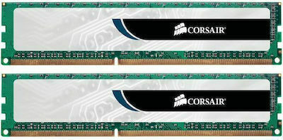 Corsair Value Select 8GB DDR3 RAM с 2 модула (2x4GB) и Скорост 1600 за Настолен Компютър