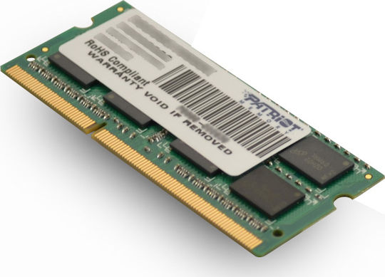Patriot DDR3 με Module 1x8GB και Ταχύτητα 1600 για Laptop