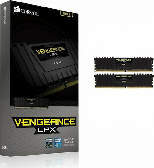 Corsair Vengeance LPX 16GB DDR4 RAM cu 2 module (2x8GB) și Viteză
