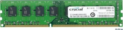 Crucial DDR3 με Module 1x4GB και Ταχύτητα 1600 για Desktop