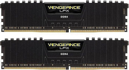 Corsair Vengeance LPX DDR4 16GB RAM με 2x8GB Modules και Ταχύτητα 3000 για Desktop