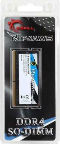 G.Skill Ripjaws DDR4 με Module 1x4GB και Ταχύτητα 2133 για Laptop
