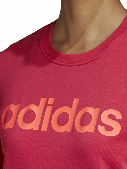 Adidas Essentials Linear Women's Sweatshirt Fuchsia