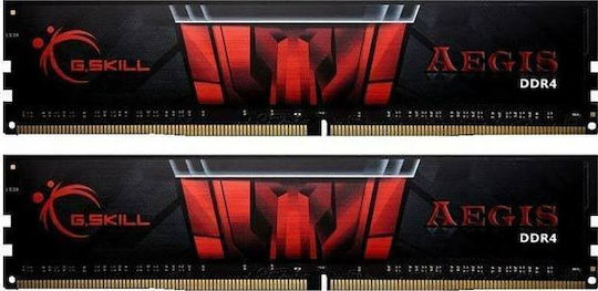 G.Skill Aegis DDR4 16GB RAM με 2x8GB Modules και Ταχύτητα 3000 για Desktop