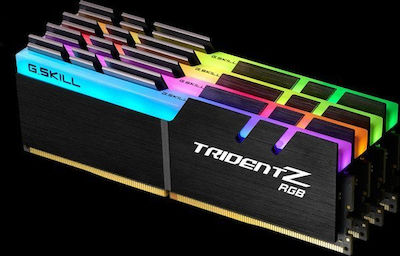 G.Skill Trident Z RGB 32GB DDR4 RAM με 4 Modules (4x8GB) και Ταχύτητα 3000 για Desktop