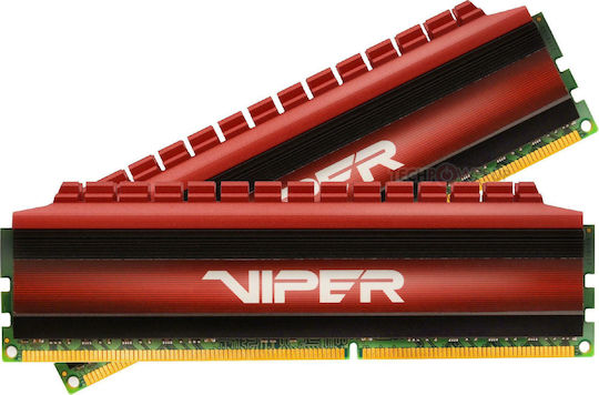 Patriot Viper 4 Series DDR4 16GB RAM με 2x8GB Modules και Ταχύτητα 3200 για Desktop