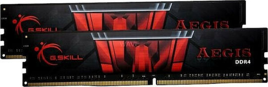 G.Skill Aegis DDR4 16GB RAM με 2x8GB Modules και Ταχύτητα 2400 για Desktop
