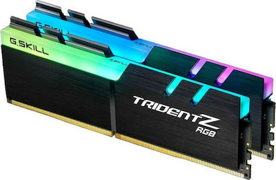 G.Skill Trident Z RGB 16GB DDR4 RAM με 2 Modules (2x8GB) και Ταχύτητα 3200 για Desktop