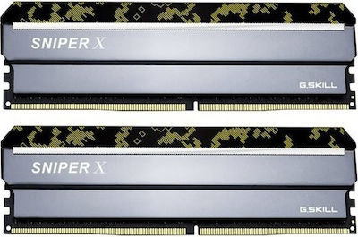 G.Skill Sniper X 32GB DDR4 RAM with 2 Modules (2x16GB) and 3200 Speed for Desktop