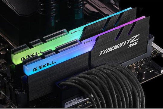 G.Skill Trident Z RGB 16GB DDR4 RAM with 2 Modules (2x8GB) and 2666 Speed for Desktop