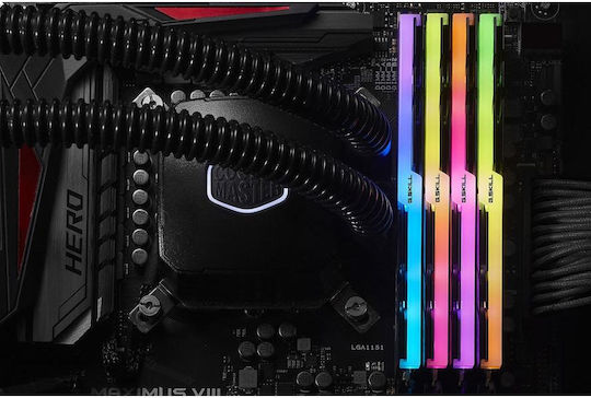 G.Skill Trident Z RGB DDR4 32GB RAM με 4x8GB Modules και Ταχύτητα 4266 για Desktop