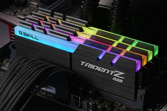 G.SKILL TRIDENT Z RGB DDR4 8GB ×4 (32GB) Desktop Memory (U-DIMM/CU-DIMM) - Trident Z RGB - G.SKILL