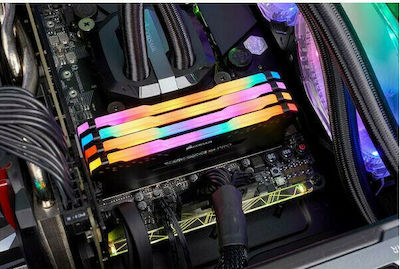 Corsair Vengeance RGB Pro 32ГБ DDR4 RAM с 4 модула (4x8GB) и Скорост 3000 за Настолен компютър