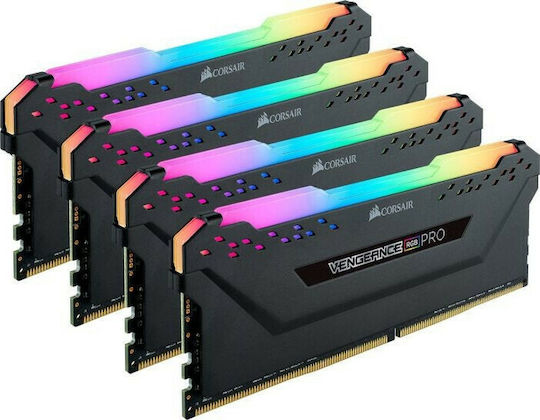 Corsair Vengeance RGB Pro 32GB DDR4 RAM with 4 Modules (4x8GB) and 2666 Speed for Desktop