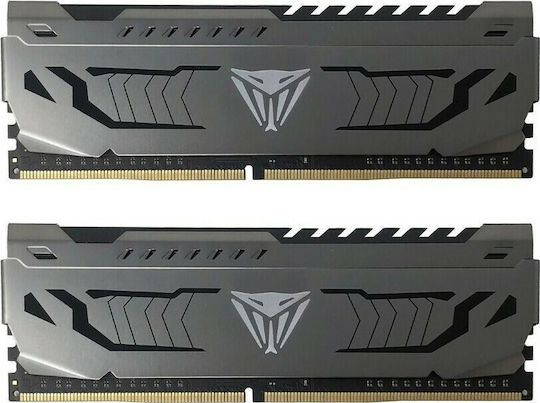 Patriot Viper Steel 16GB DDR4 RAM με 2 Modules (2x8GB) και Ταχύτητα 4400 για Desktop